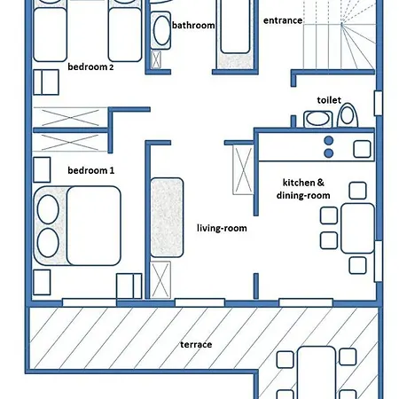 アパート Franka ボル